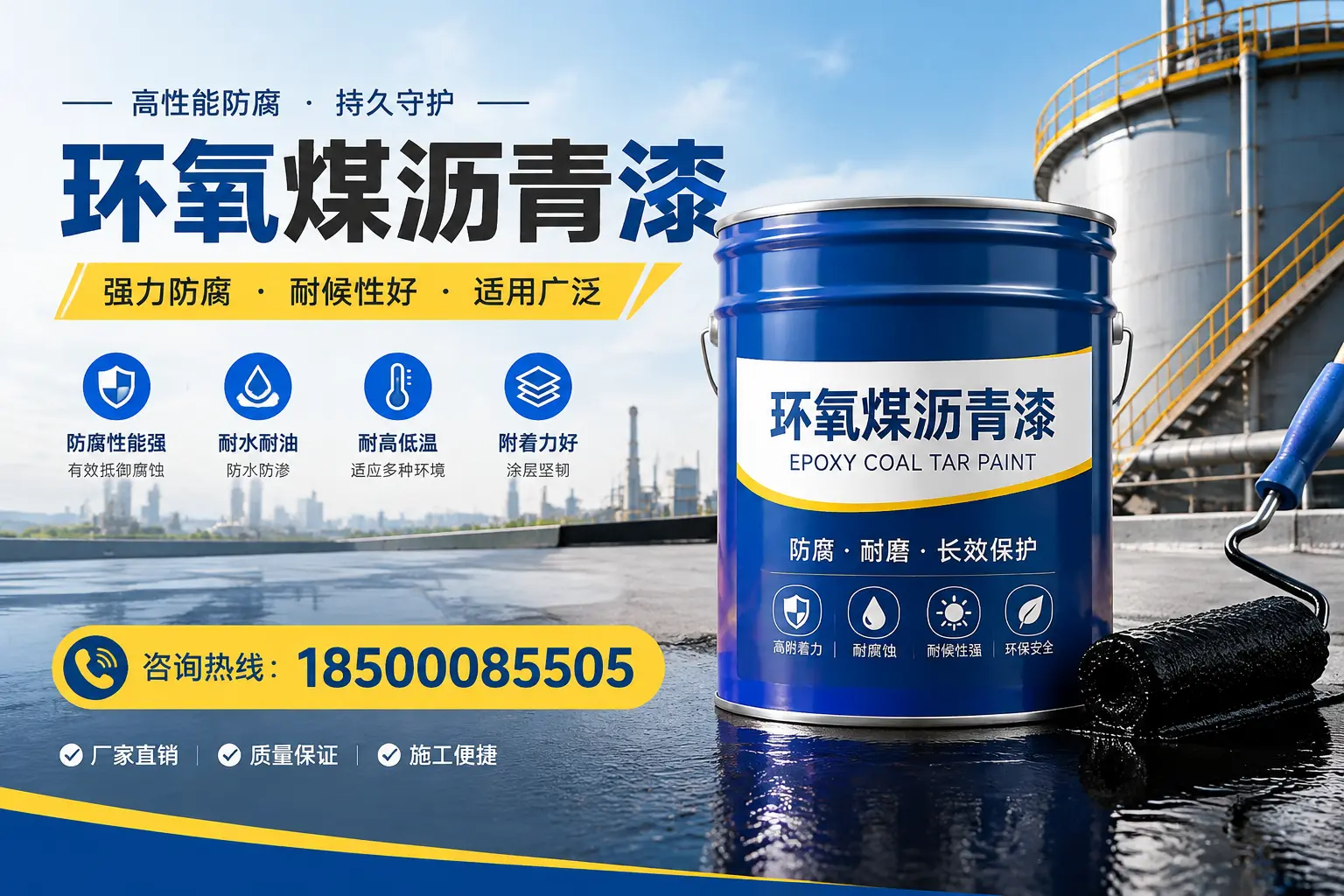 环氧煤沥青漆的储存与运输注意事项,迎江企业须知